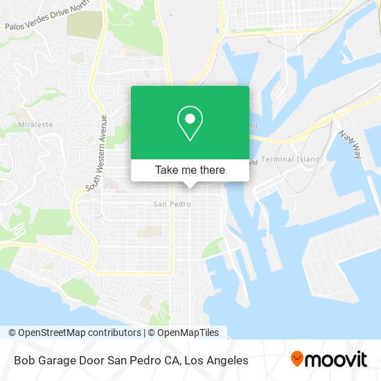 Bob Garage Door San Pedro CA map