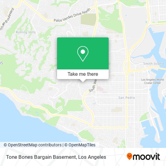 Tone Bones Bargain Basement map