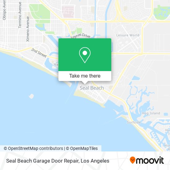 Mapa de Seal Beach Garage Door Repair