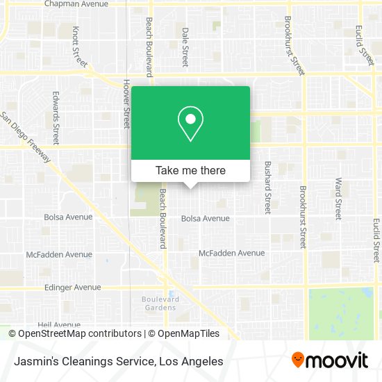 Jasmin's Cleanings Service map