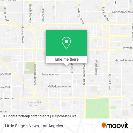 Mapa de Little Saigon News