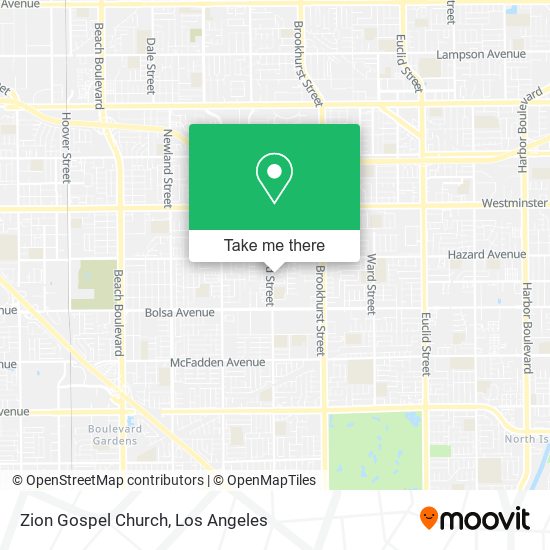 Zion Gospel Church map