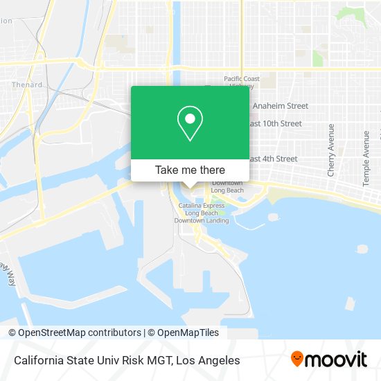 Mapa de California State Univ Risk MGT