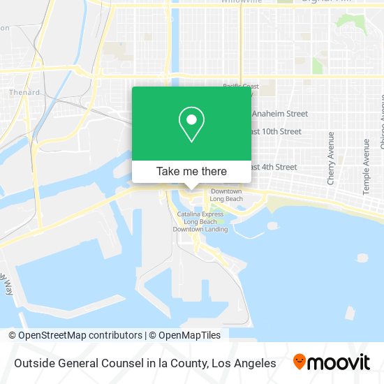 Outside General Counsel in la County map