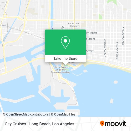 City Cruises - Long Beach map