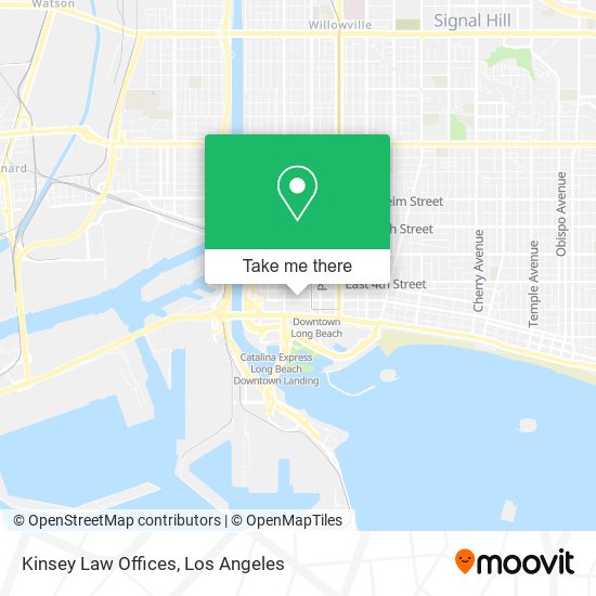 Kinsey Law Offices map