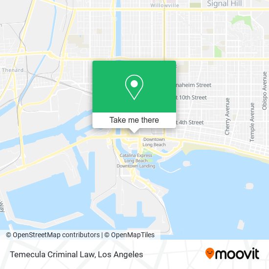 Temecula Criminal Law map