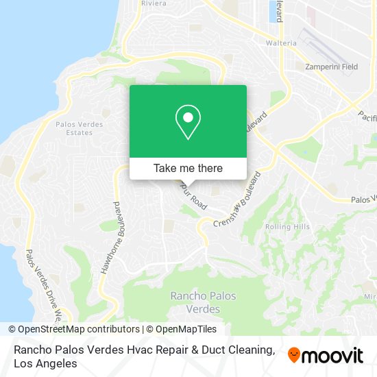Rancho Palos Verdes Hvac Repair & Duct Cleaning map