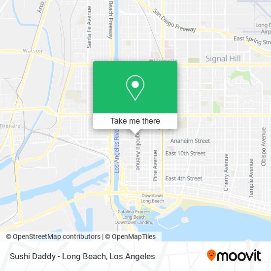 Sushi Daddy - Long Beach map