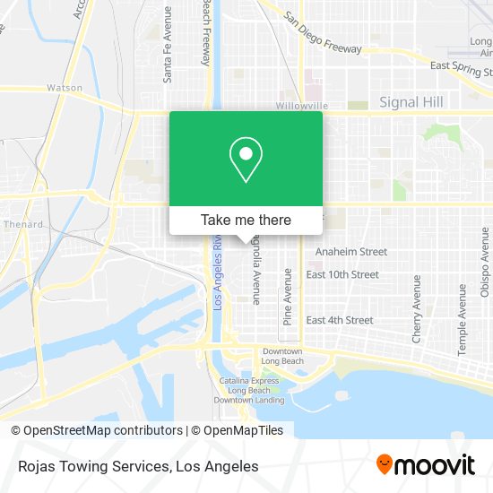 Rojas Towing Services map