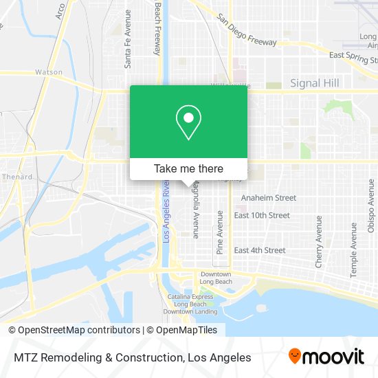 MTZ Remodeling & Construction map