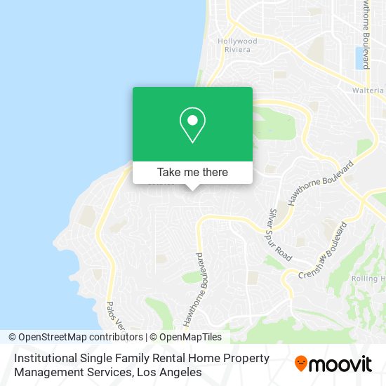 Mapa de Institutional Single Family Rental Home Property Management Services