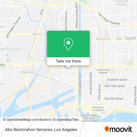 Abs Restoration Services map