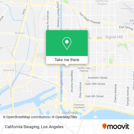 Mapa de California Swaging
