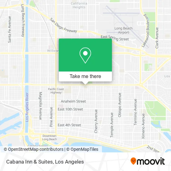 Cabana Inn & Suites map