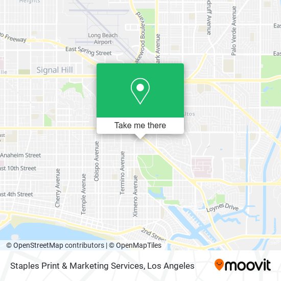 Staples Print & Marketing Services map