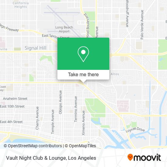 Vault Night Club & Lounge map
