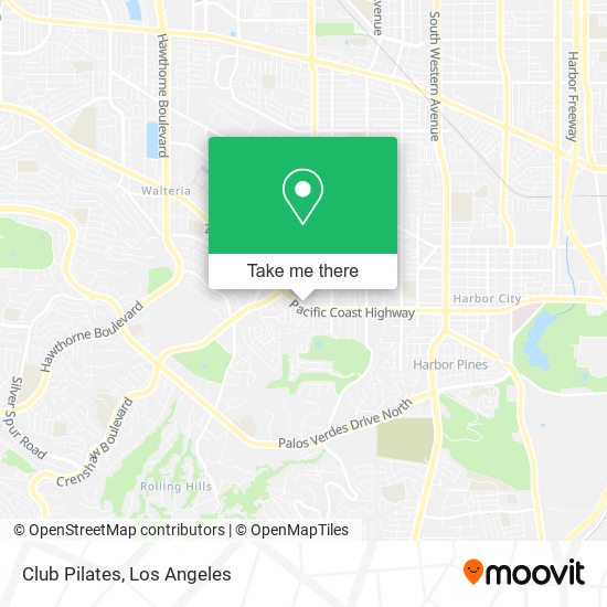 Club Pilates map