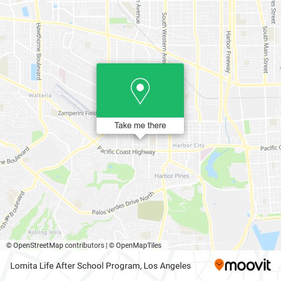 Mapa de Lomita Life After School Program