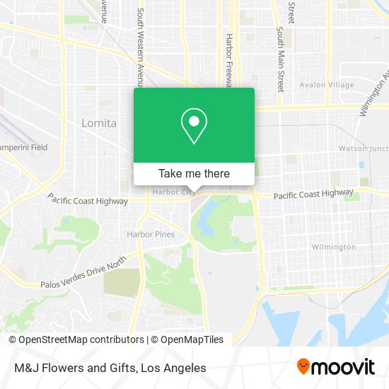 M&J Flowers and Gifts map