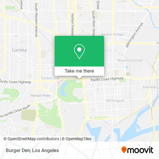 Burger Den map