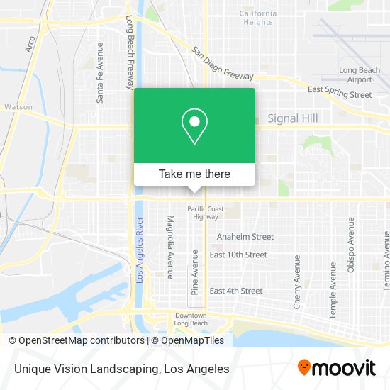 Unique Vision Landscaping map