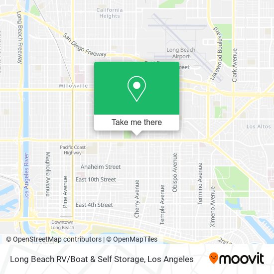 Long Beach RV / Boat & Self Storage map