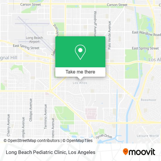Long Beach Pediatric Clinic map
