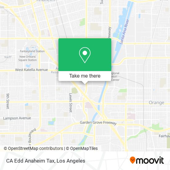 CA Edd Anaheim Tax map