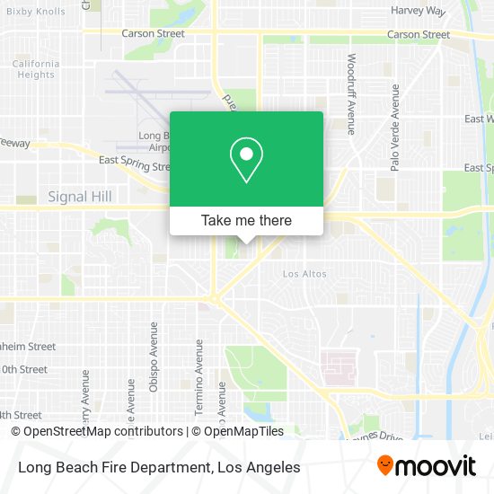 Long Beach Fire Department map