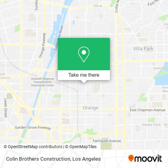 Colin Brothers Construction map