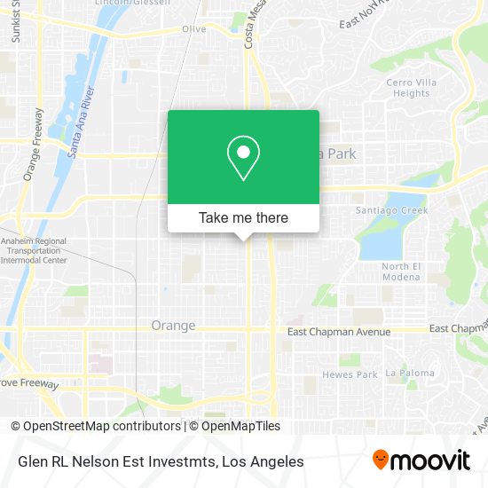 Glen RL Nelson Est Investmts map