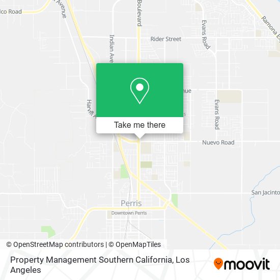 Mapa de Property Management Southern California