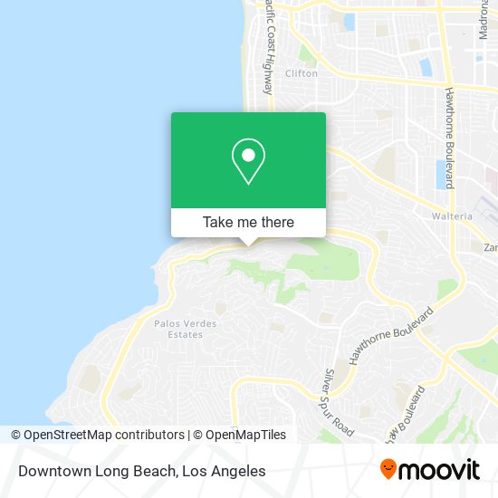 Mapa de Downtown Long Beach