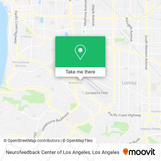 Neurofeedback Center of Los Angeles map
