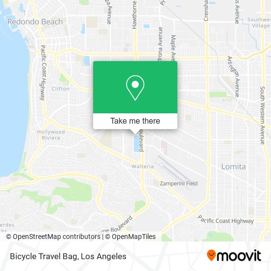 Bicycle Travel Bag map