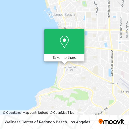 Mapa de Wellness Center of Redondo Beach