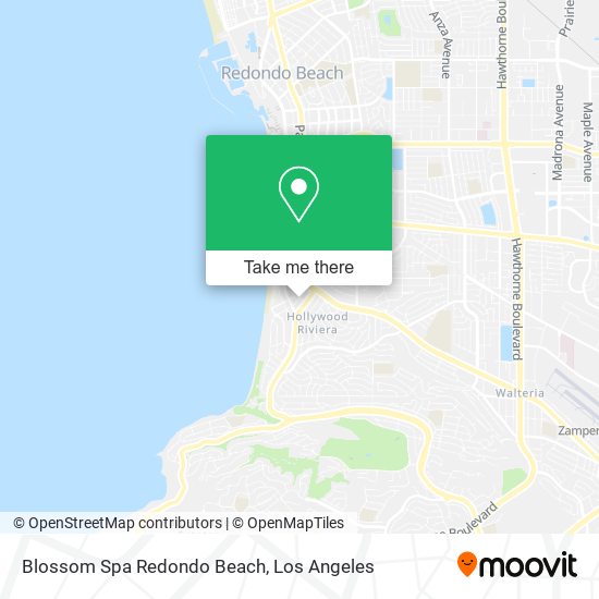 Mapa de Blossom Spa Redondo Beach