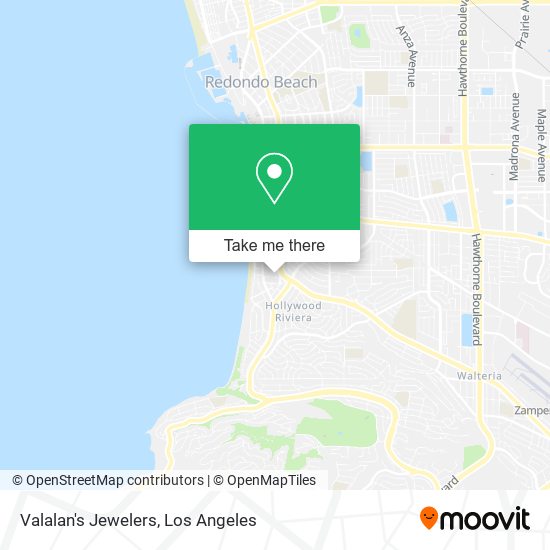 Valalan's Jewelers map