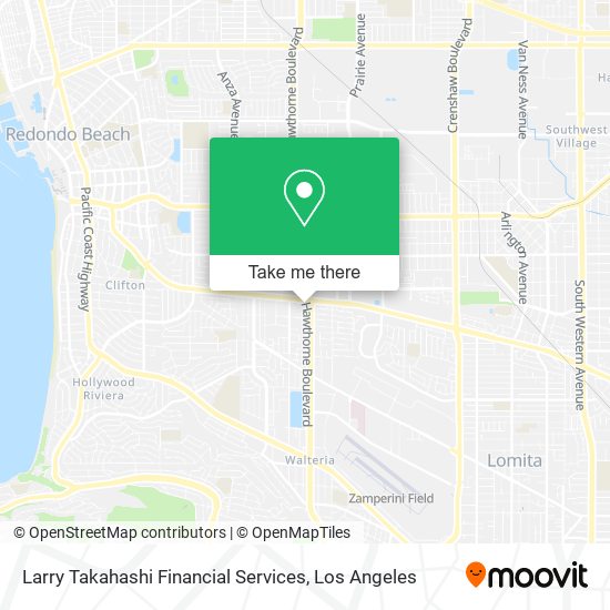 Mapa de Larry Takahashi Financial Services