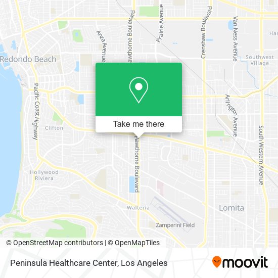 Mapa de Peninsula Healthcare Center