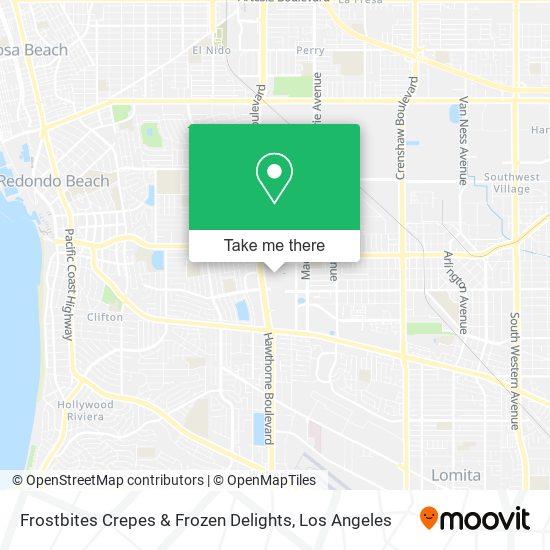Frostbites Crepes & Frozen Delights map