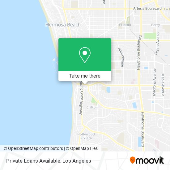 Private Loans Available map