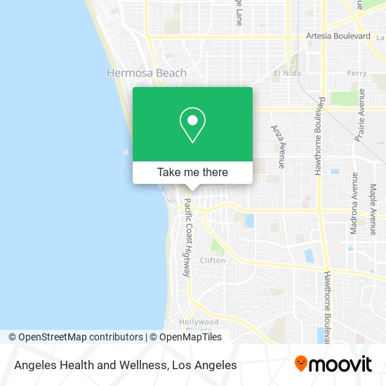 Angeles Health and Wellness map