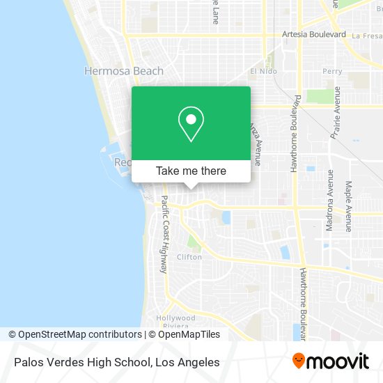 Palos Verdes High School map