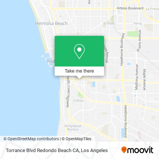 Torrance Blvd Redondo Beach CA map