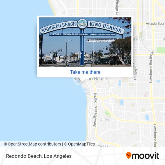 Redondo Beach map