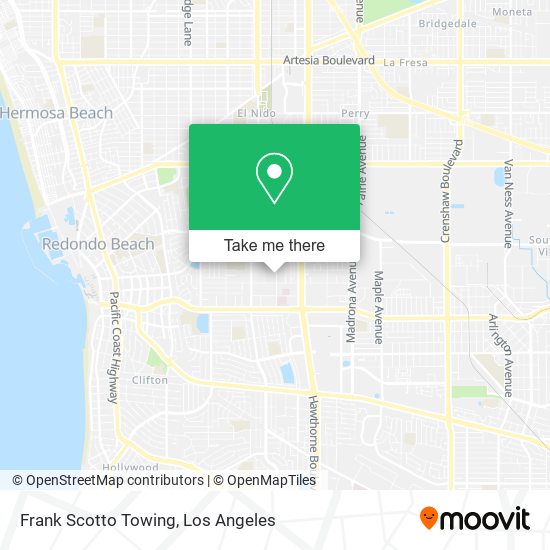 Frank Scotto Towing map