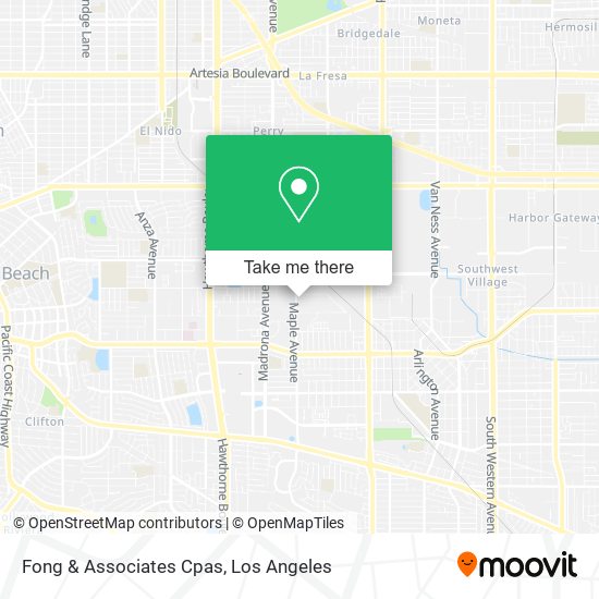 Fong & Associates Cpas map