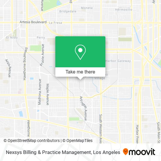 Nexsys Billing & Practice Management map